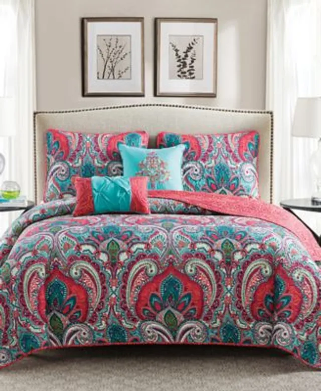 Vera Wang Abstract Crinkle Reversible Comforter Mini Set