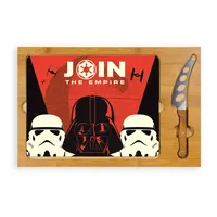 Disney Star Wars Empire Icon-Glass Top Tray and Knife Set