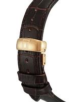 Tissot Men's Swiss Tradition Brown Leather Strap Watch 42mm