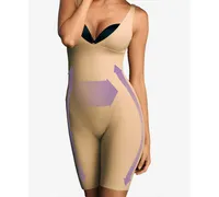 Maidenform Women's Firm Tummy-Control Instant Slimmer Long Leg Open Bust Body Shaper 2556