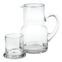 Badash Crystal 2-Piece Long Island 10 oz. Carafe Set