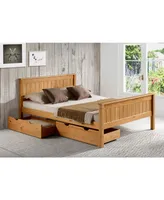 Alaterre Furniture Harmony Full Bed with Storage Drawers