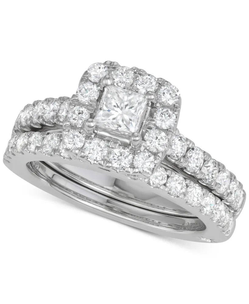 Marchesa Diamond Princess Bridal Set (2 ct. t.w.) in 18k White, Yellow or Rose Gold