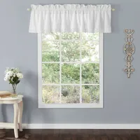 Laura Ashley Annabella Cotton Pole Top Valance, 86" x 15"