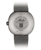 Mido Swiss Automatic Commander Shade Stainless Steel Mesh Bracelet Watch, 37mm - A Special Edition