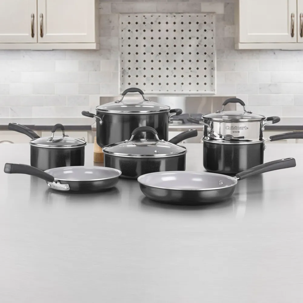 Cuisinart Pro Series Stainless Steel 11-Pc. Cookware Set - Macy's