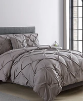 Vcny Home Carmen Pintuck 4 Piece Comforter Set