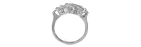 Diamond Openwork Vintage-Look Swirl Ring (1/6 ct. t.w.) Sterling Silver