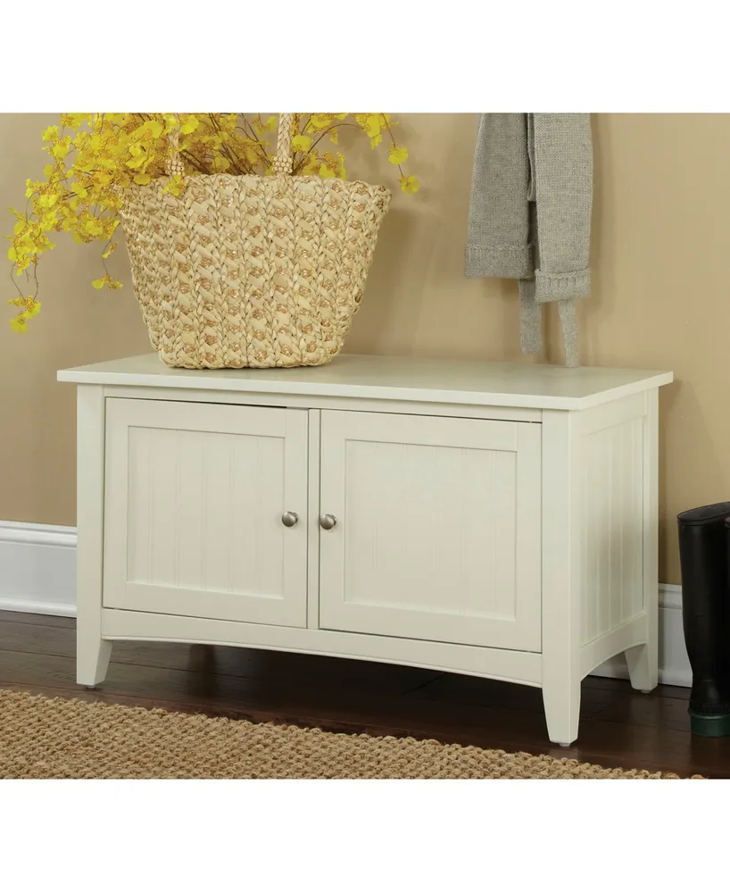 Shaker Cottage Storage Cabinet Bench