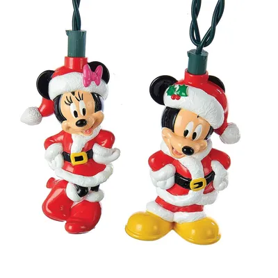 Kurt Adler Ul 10 Light Mickey and Minnie Light Set