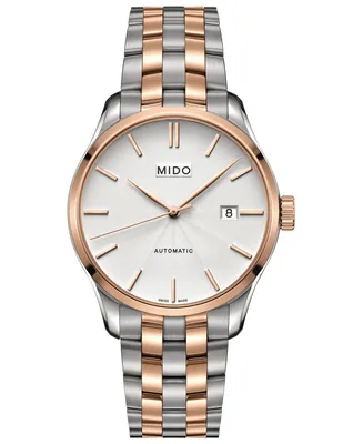 Mido Men's Swiss Belluna Ii Two-Tone Pvd Stainless Steel Bracelet Watch 40mm