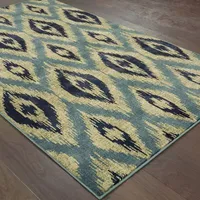 Oriental Weavers Linden 7825c Blue Gray Rug