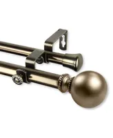 Jordana 13/16" Double Curtain Rod 28-48"