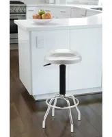 Seville Classics Contoured Steel Metal Work Stool