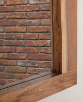 Alpine Natural Live Edge Wood 36" Mirror