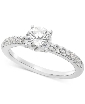 Grown With Love Igi Certified Lab Diamond Engagement Ring (1-1/4 ct. t.w.) 14k White Gold