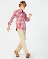 Tommy Hilfiger Toddler and Little Boys Kirk Box-Plaid Button-Down Shirt