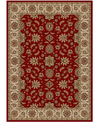 Closeout!! Km Home Pesaro Meshed Red 5'5" x 7'7" Area Rug