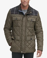 Cole Haan Mixed Media Quilted Jacket