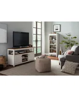 Savannah Tv Cabinet, with Natural Wood Top