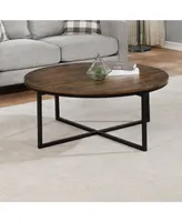 Alaterre Furniture Arcadia Wood 42" Round Coffee Table