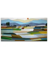 Ready2HangArt, 'Fertile Pasture' Abstract Canvas Wall Art