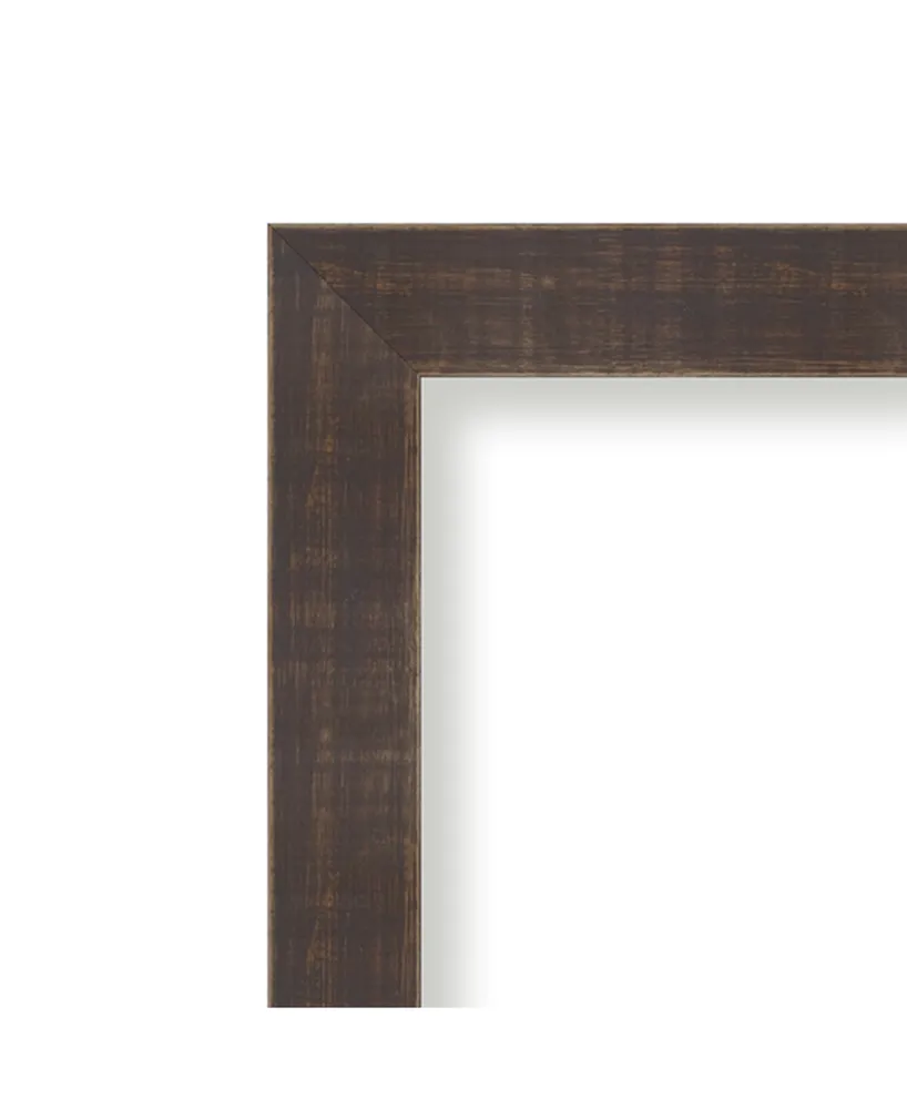 Amanti Art Beveled Wood 28.75x40.75 Wall Mirror