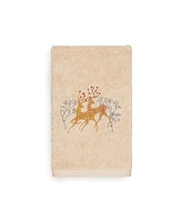 Linum Home Christmas Deer 100% Turkish Cotton Hand Towel