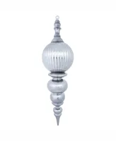 Vickerman 28" Pewter Shiny Finial Christmas Ornament