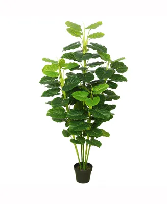 Vickerman 64" Artificial Fresh Looking Green Philodendron