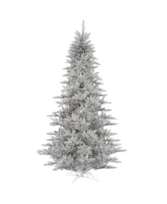 Vickerman 3' Silver Tinsel Fir Artificial Christmas Tree Unlit