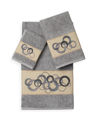Linum Home Annabelle 3-Pc. Embellished Towel Set