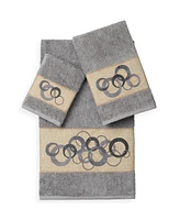 Linum Home Annabelle 3-Pc. Embellished Towel Set