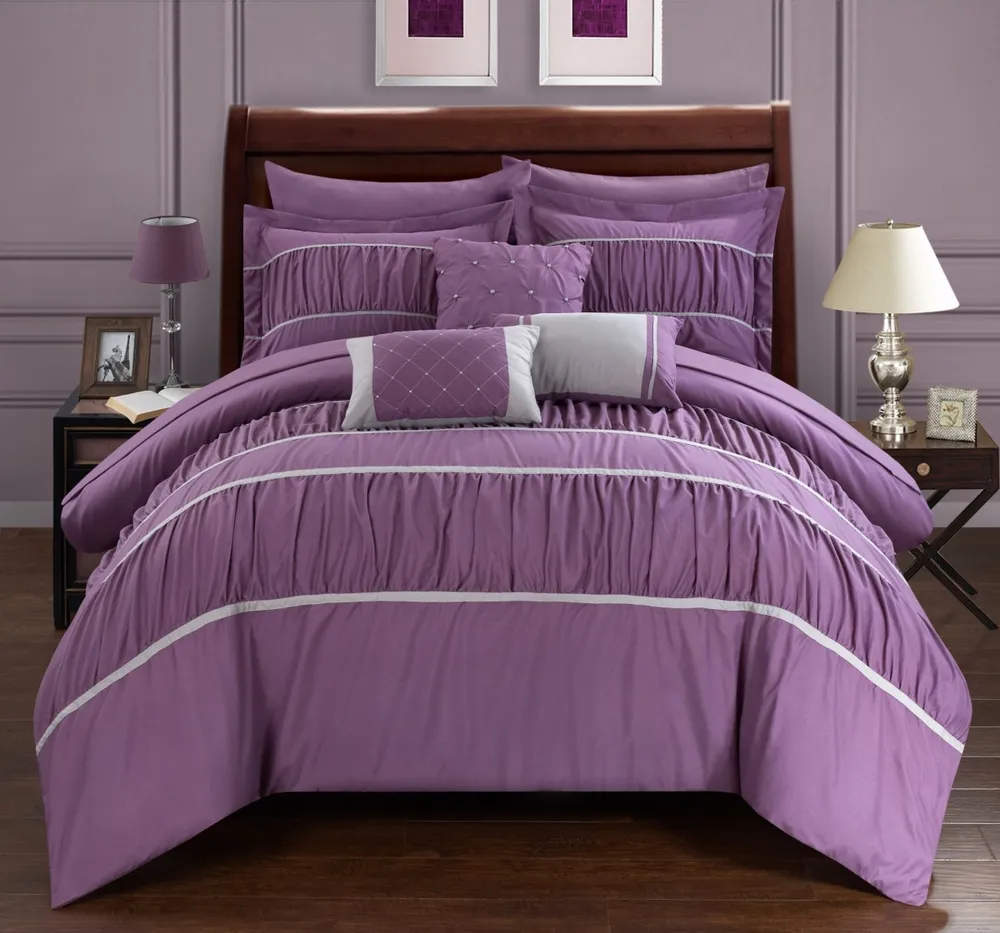Chic Home Cheryl 10-Pc Queen Comforter Set