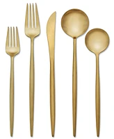 Skandia Hampton Forge Zephyr Satin Gold 20-pc Flatware Set, Service for 4