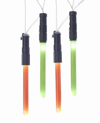 Kurt Adler Star Wars Light Sabers Battery Operated 40 Lights with 20 Light Sabers