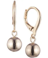 Lauren Ralph Metal Ball Drop Earrings