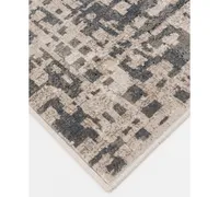 Km Home Enjoy Alair Oyster/Chalk 7'10" x 9'10" Area Rug