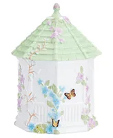 Lenox Butterfly Meadow Porcelain Figural Gazebo Cookie Jar