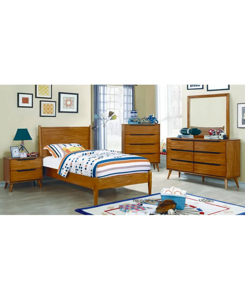 Adeline Mid-Century Twin Platform Bed