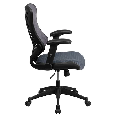 High Back Designer Mesh Executive Swivel Chair With Adjustable Arms