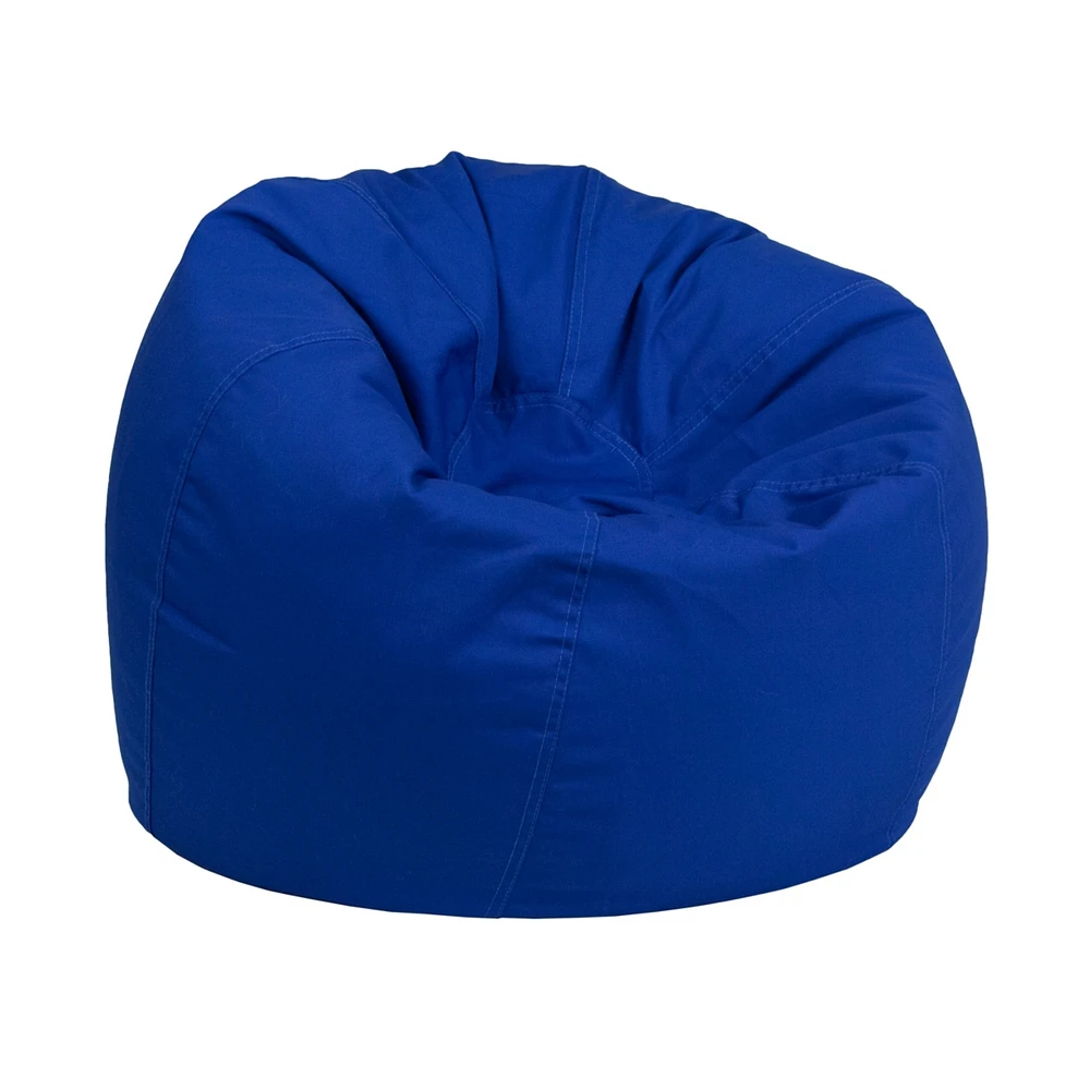 Small Solid Royal Blue Kids Bean Bag Chair