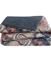 Vcny Home Casa Real Damask Reversible 4-Pc. Comforter Set, Full/Queen