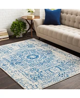 Livabliss Harput Hap- Dark Blue 5'3" x 7'3" Area Rug