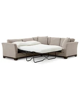 Elliot Ii 108" Fabric 2-Pc. Sleeper Sofa Sectional, Created for Macy's