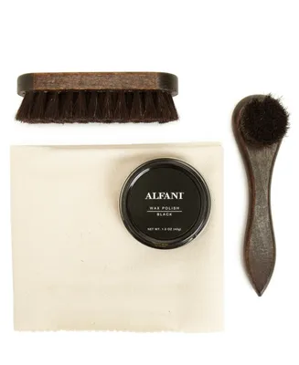 Alfani Shoe Accessories 4 Piece Pro Shoe Care Kit, Created for Macy's