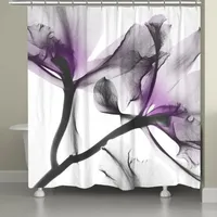 Lavendar Flwr Shower Curtain