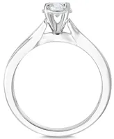 Diamond Solitaire Engagement Ring (1/3 c.t. t.w.) in 14k White Gold