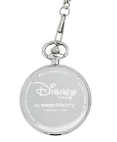 Disney Mickey Mouse Men's Silver Alloy Pocket Watch