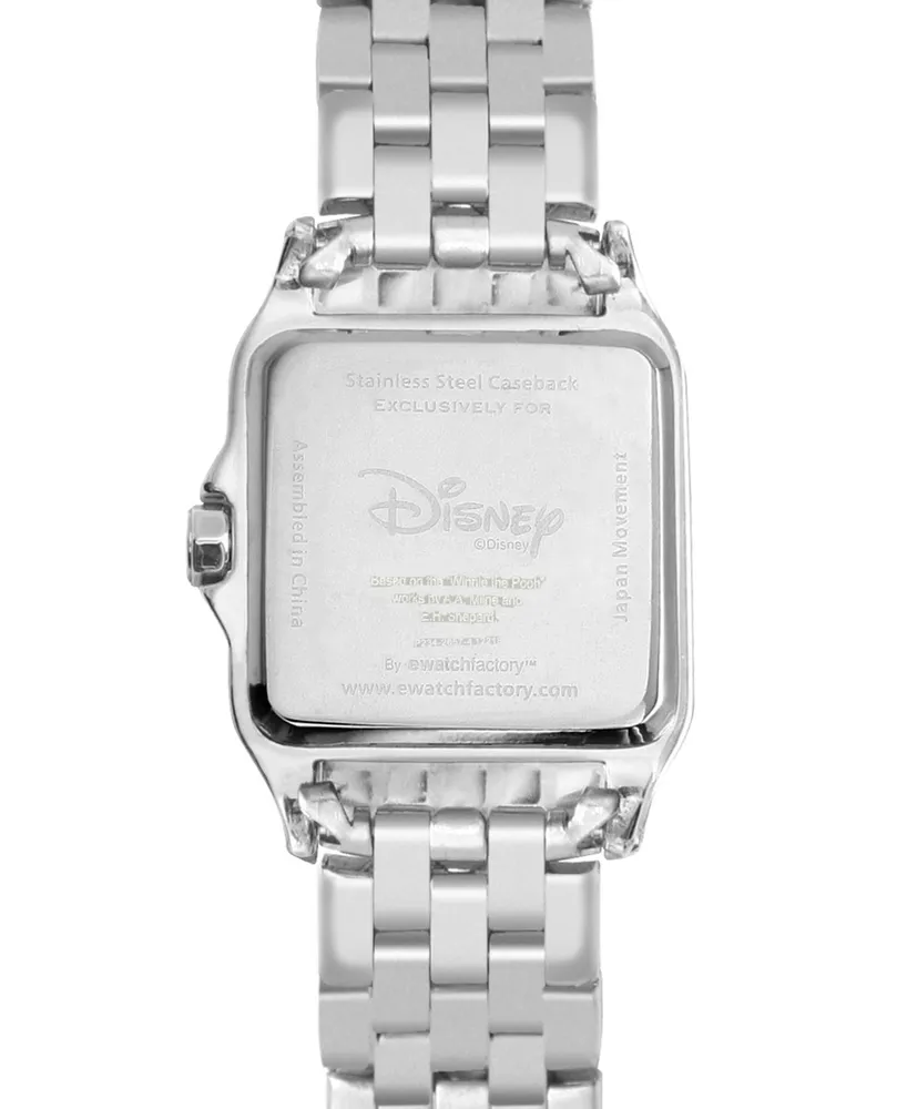 Disney Winnie Women's Silver Alloy Square Watch